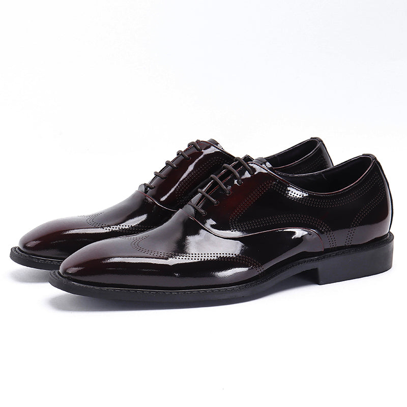 Men's Oxford Leather Dress Shoes Black / US 5 / UK 4 / EU 38 Men's Oxford Leather Dress Shoes Black / US 5 / UK 4 / EU 38