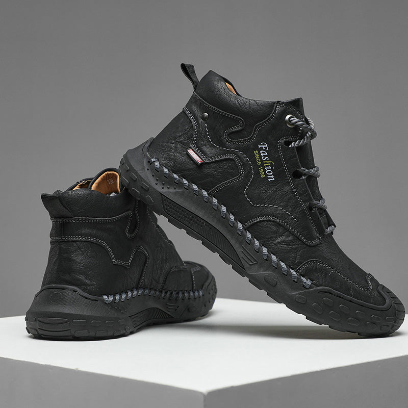 Heritage-Inspired Martin Boots: Artisan Stitching & Durable Construction