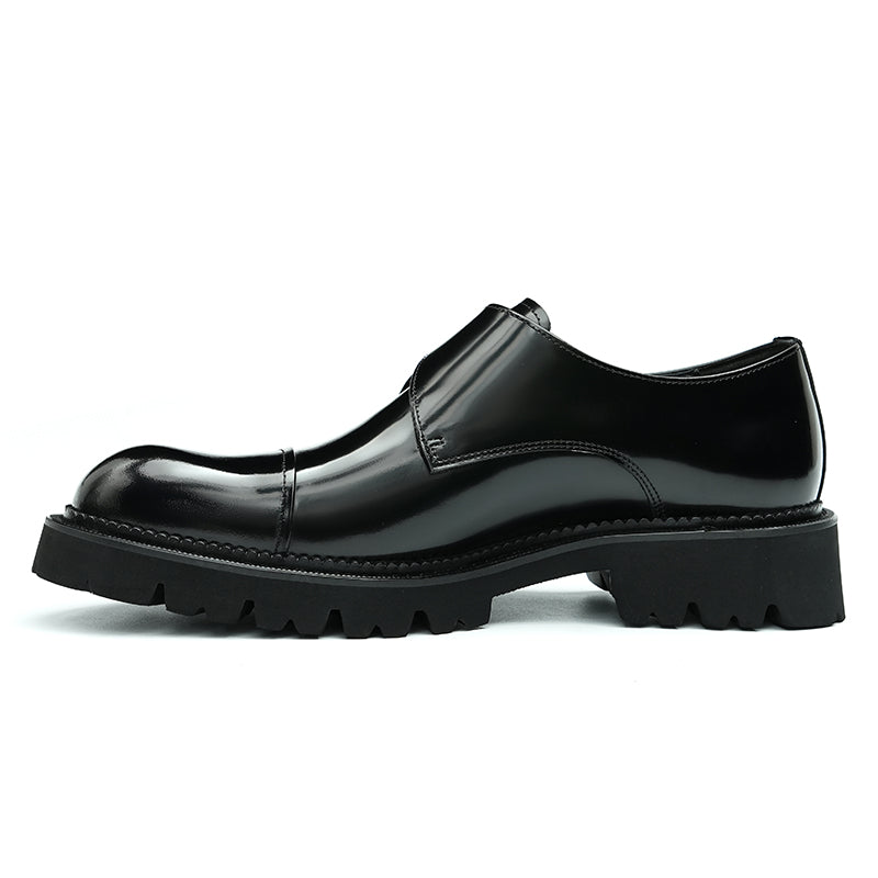 Men's Monk Strap Dress Shoes - Gradient-Toe Elegance & Reinforced Support
