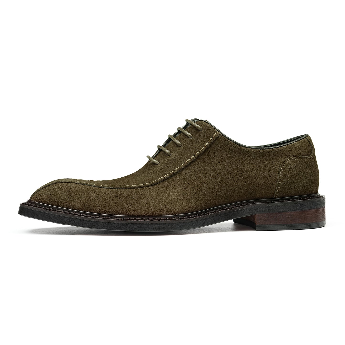 Men's Suede Oxford Shoes: Breathable Comfort & Refined Stitching Detailing