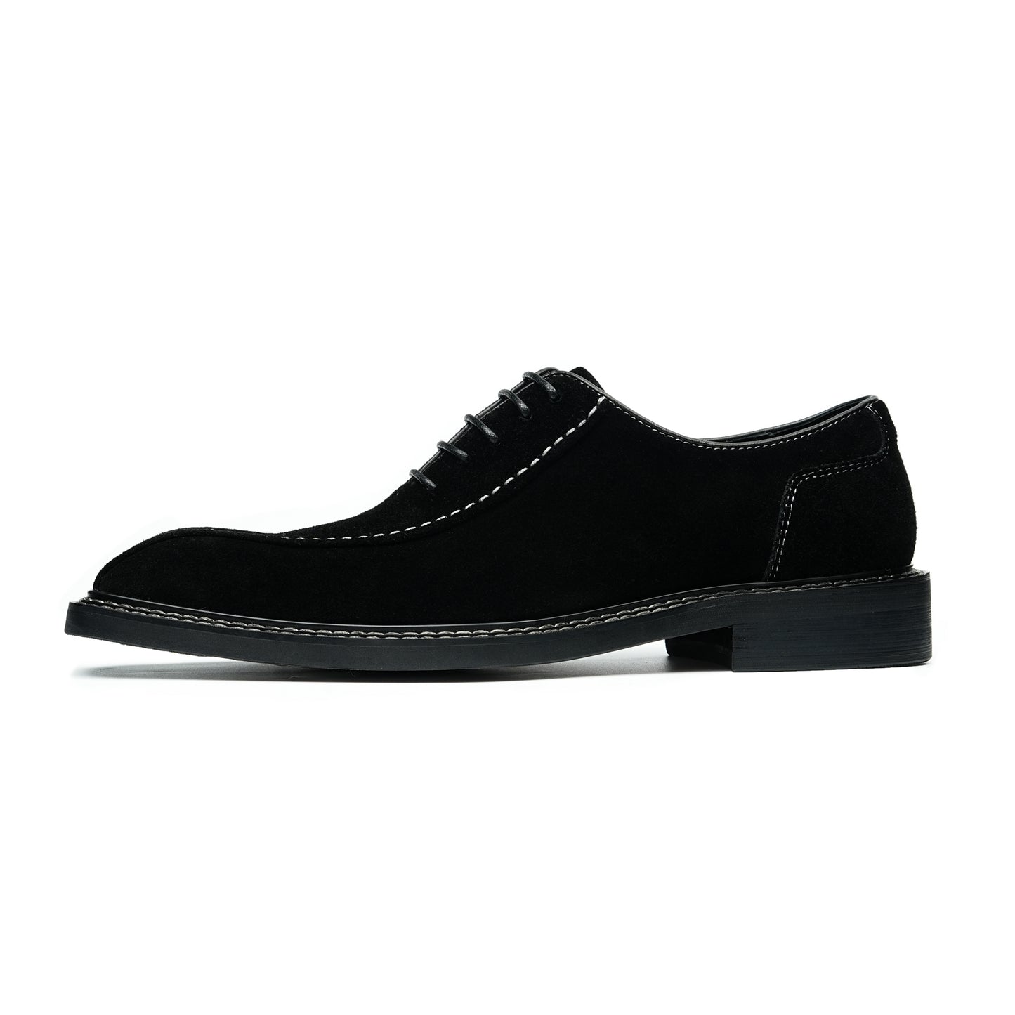 Men's Suede Oxford Shoes: Breathable Comfort & Refined Stitching Detailing