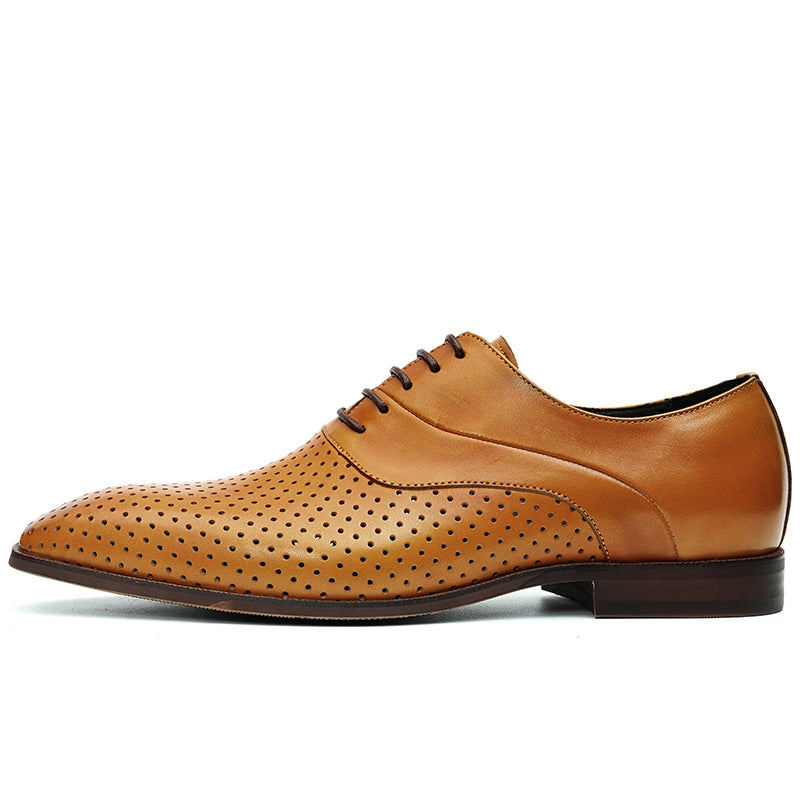 Men's Oxford Dress Shoes - Breathable Design & Lightweight Comfort