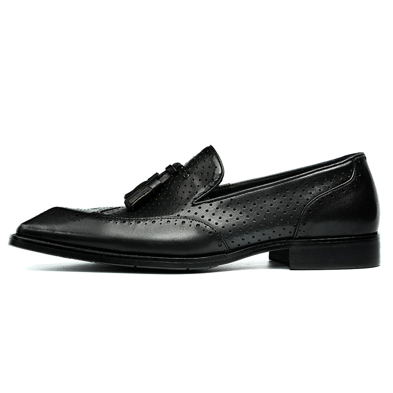 Men's Breathable Tassel Loafers - Effortless Airflow & Timeless Elegance