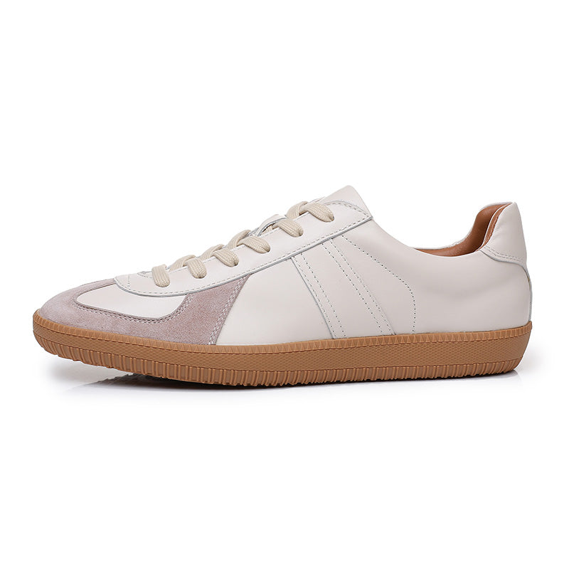 Men's Training Sneakers: Contrasting Tactile Textures & Supple Inner Comfort