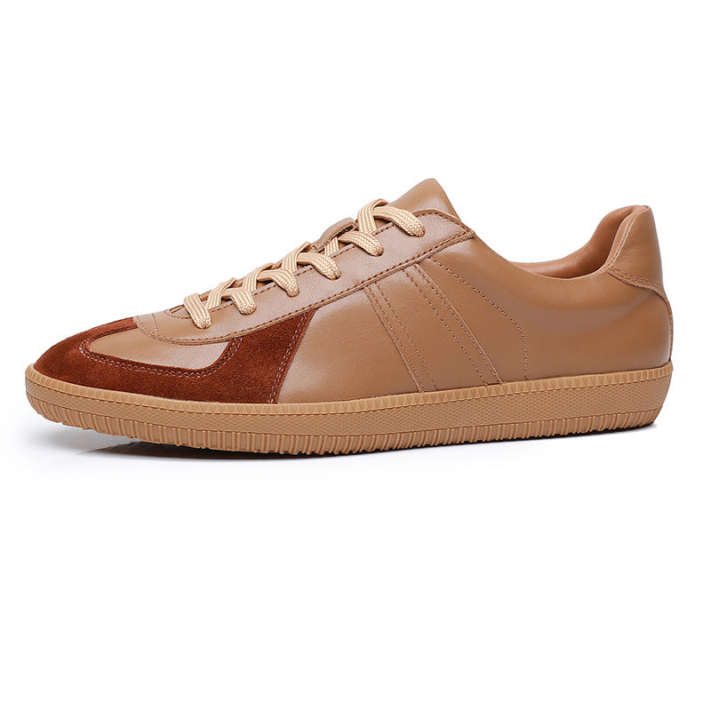 Men's Training Sneakers: Contrasting Tactile Textures & Supple Inner Comfort