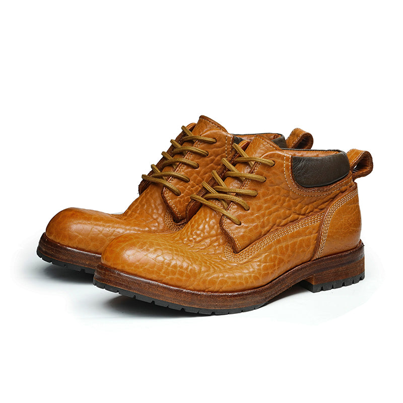 Martin Boot Excellence: Goodyear Welt Mastery & Textured Resilience
