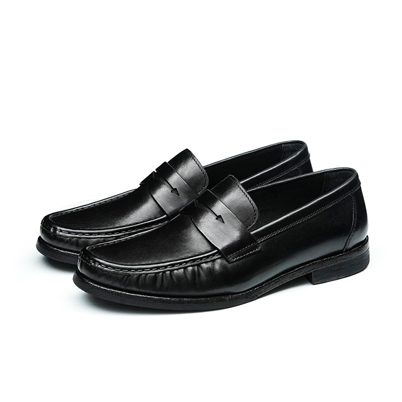 Timeless Loafers: Goodyear Welt Craft & Staged Strap Sophistication