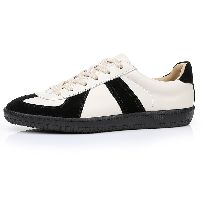 Men's Training Sneakers: Contrasting Tactile Textures & Supple Inner Comfort