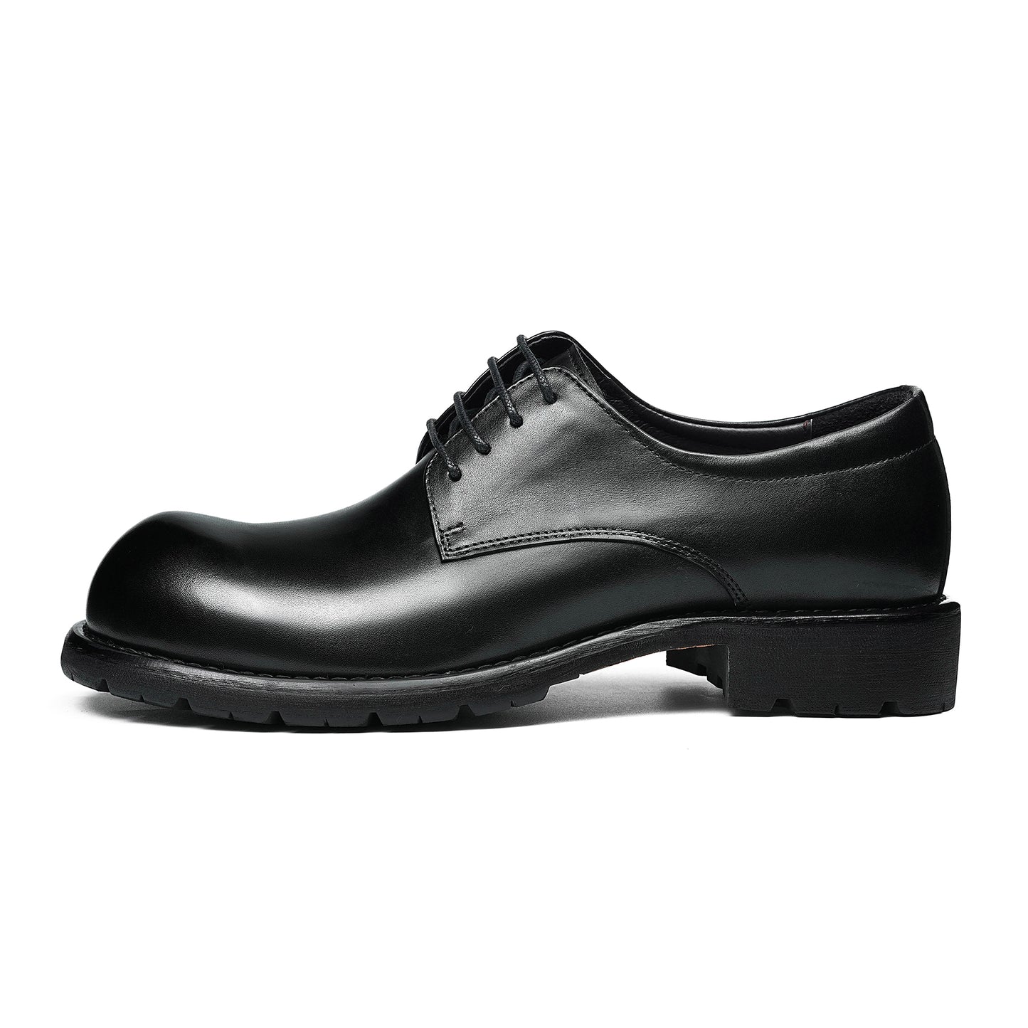 Men's Contemporary Derby: Upturned Toe & Refined Silhouette