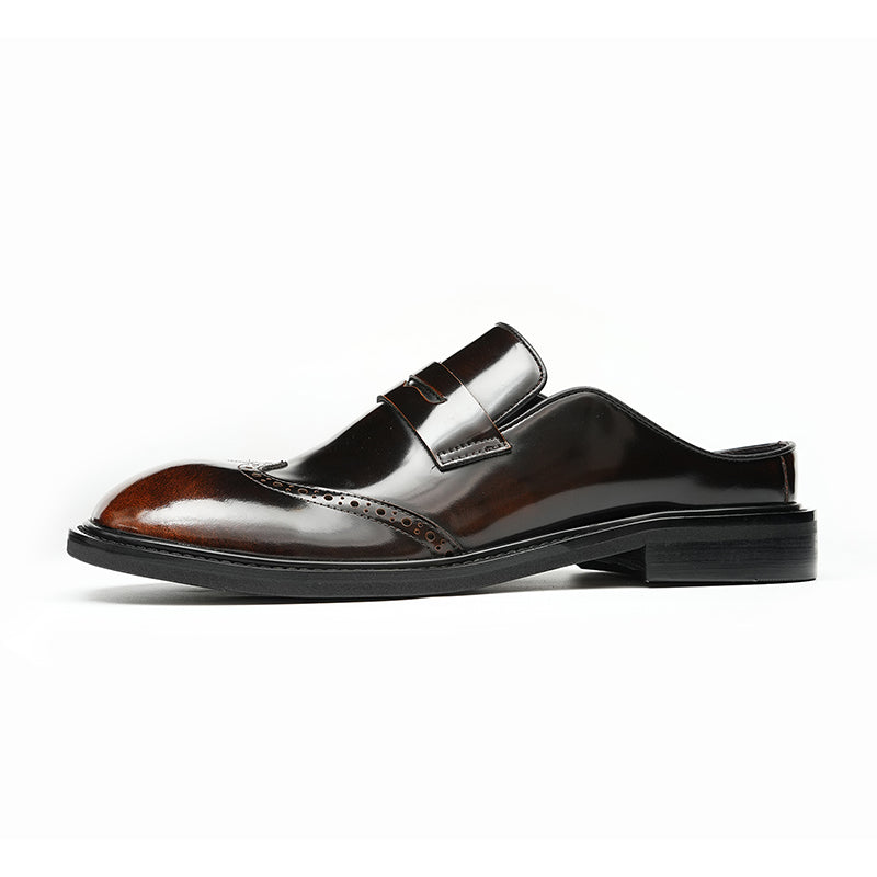 Men's Premium Leather Dress Slipper