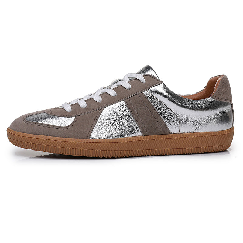 Men's Training Sneakers: Contrasting Tactile Textures & Supple Inner Comfort