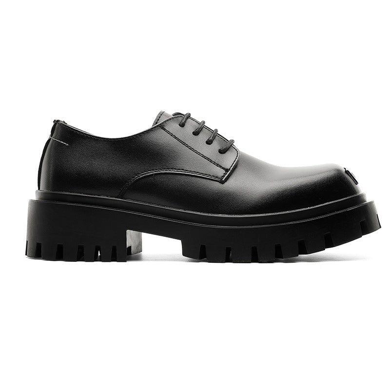 Men's Derby Shoes: Architectural Toe Detail & Elevated Comfort Foundation
