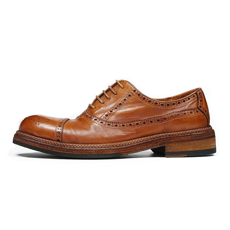 Men's Oxford Brogues - Rare Horween Leather & Goodyear Welt Craftsmanship