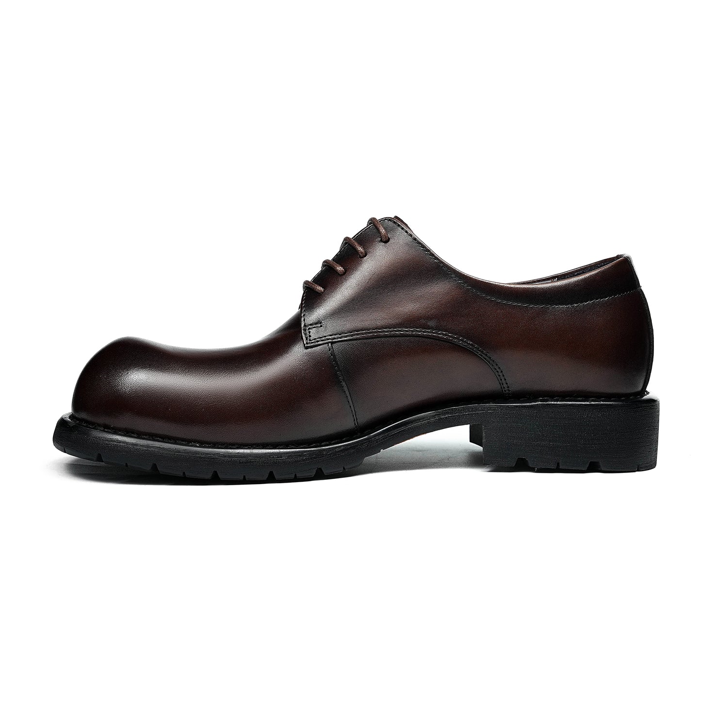 Men's Contemporary Derby: Upturned Toe & Refined Silhouette