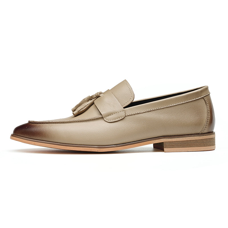 Men's Classic Leather Tassels Loafers