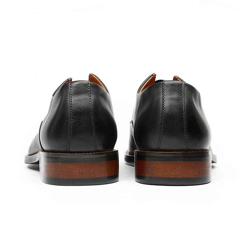 Men's Elastic Gusset Dress Shoes - Refined Structure & Secure Fit