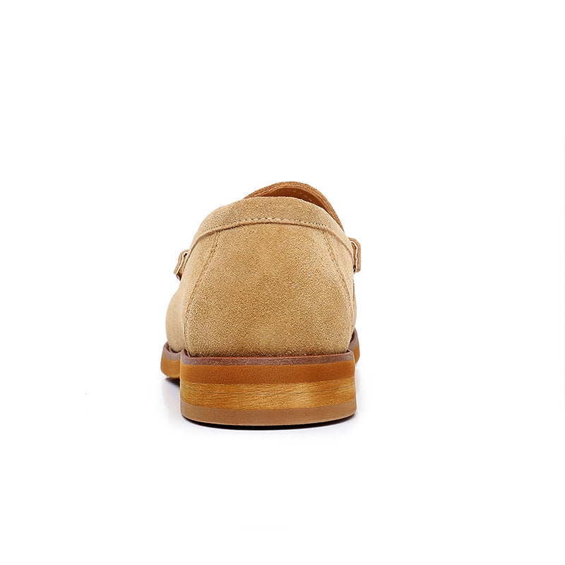 Men's Suede Loafers: Signature Hardware & Textured Comfort