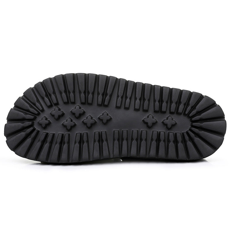 Men's Artisan Sliders: Cross-Strap Architecture & Effortless Comfort