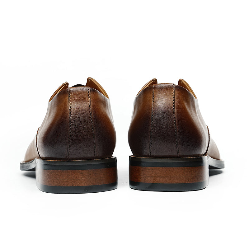 Men's Elastic Gusset Dress Shoes - Refined Structure & Secure Fit