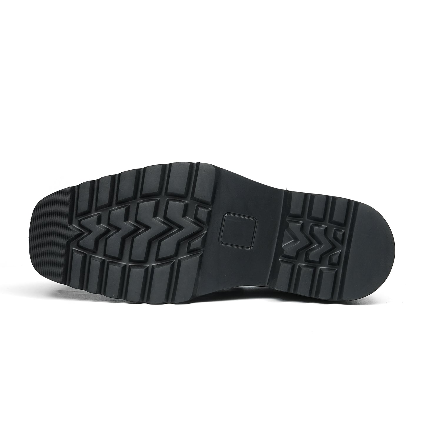 Square-Toe Men's Loafers: Brogue Detailing & Refined Hardware
