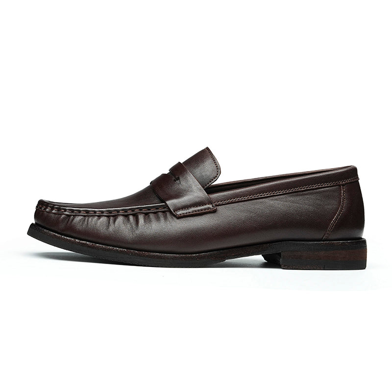 Timeless Loafers: Goodyear Welt Craft & Staged Strap Sophistication