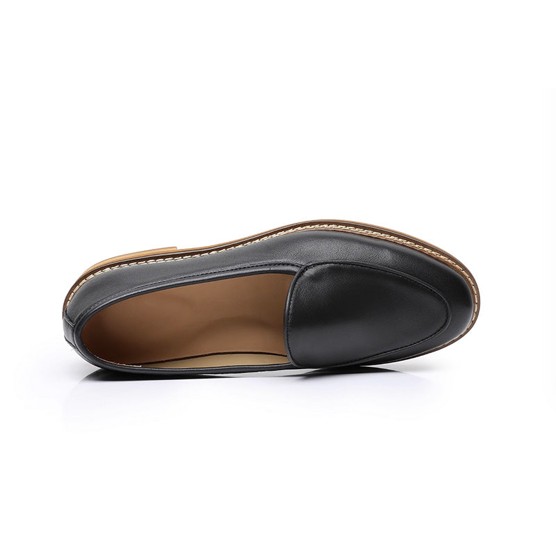 Men's Slip-On Loafers: Artisan Stitching & Layered Sole Architecture