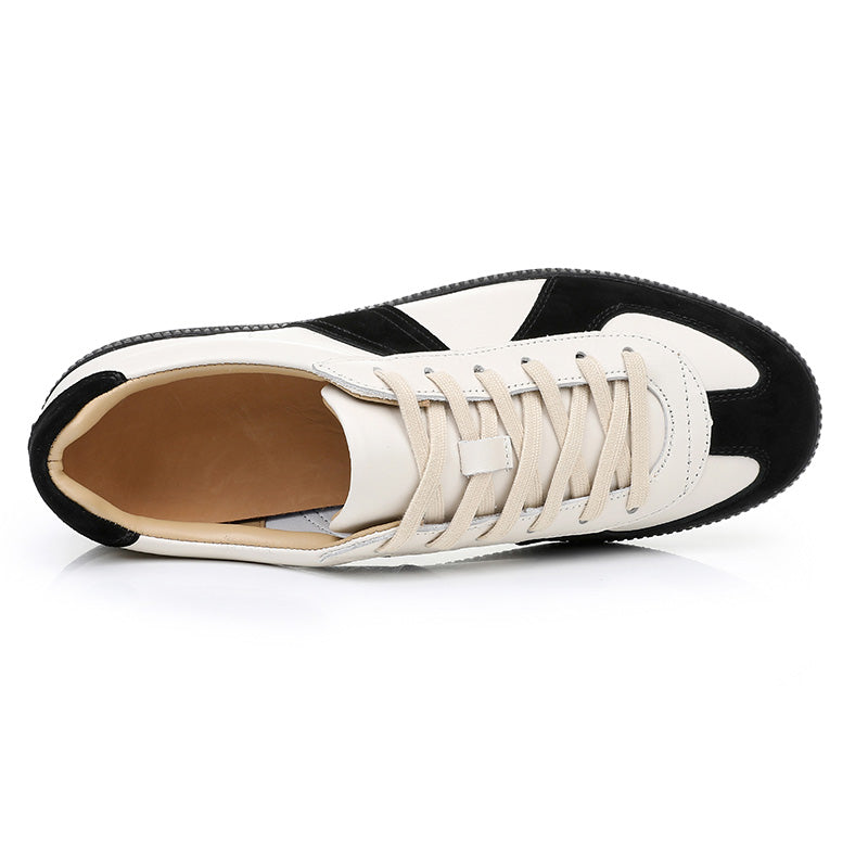 Men's Training Sneakers: Contrasting Tactile Textures & Supple Inner Comfort