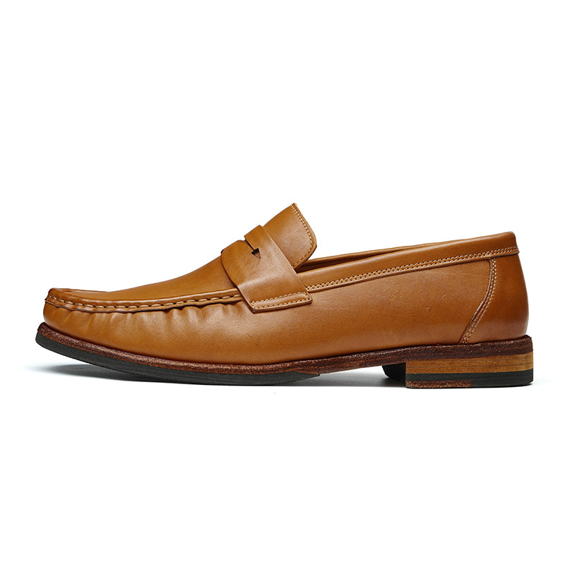 Timeless Loafers: Goodyear Welt Craft & Staged Strap Sophistication