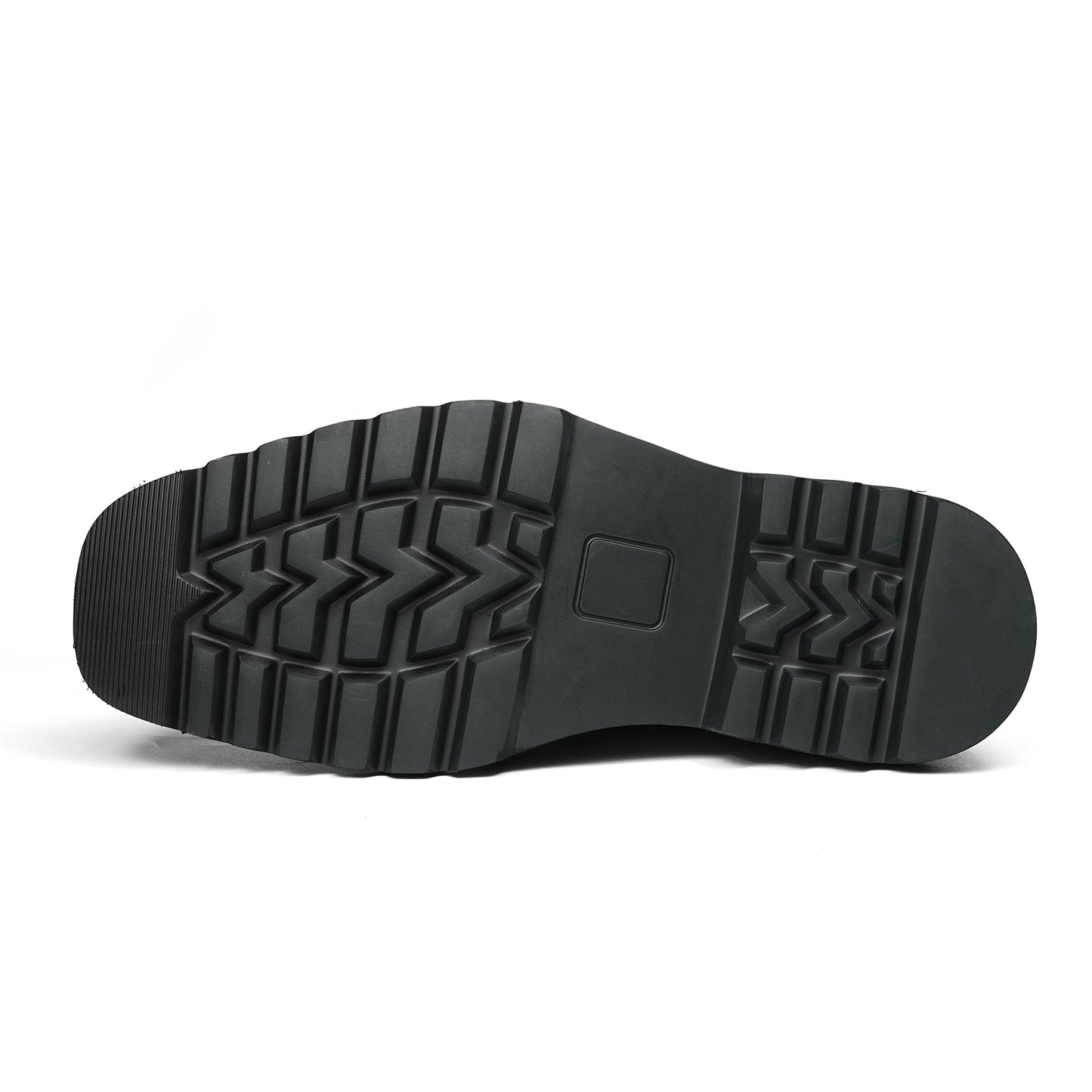 Architectural Derby Shoes: Sculptural Square-Toe & Contrast Trim Detailing