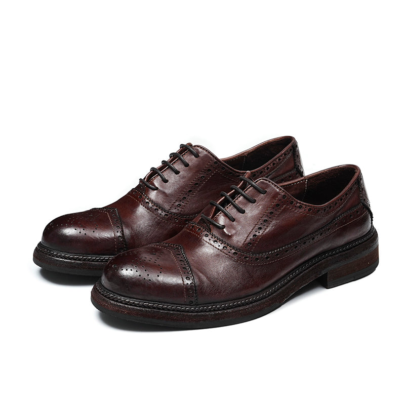 Men's Oxford Brogues - Rare Horween Leather & Goodyear Welt Craftsmanship