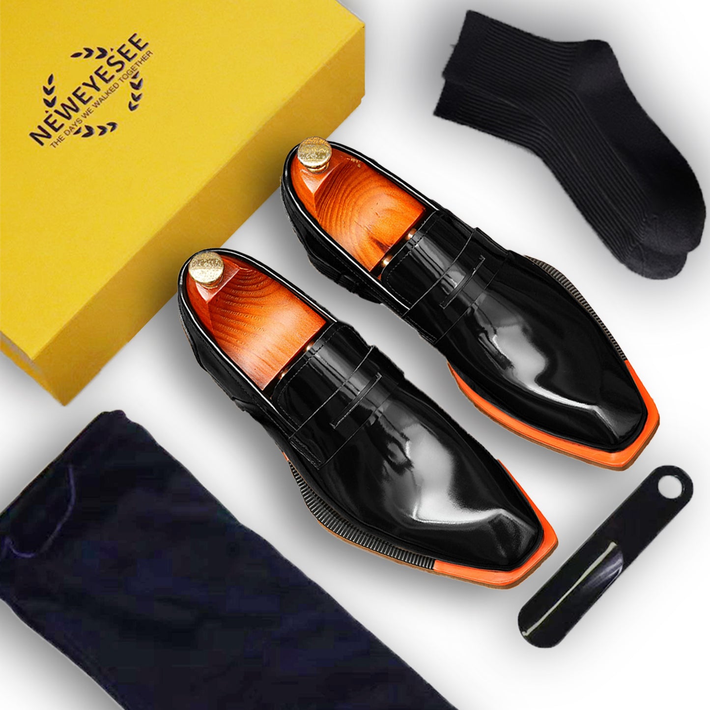 Men's Loafers Polished Finish