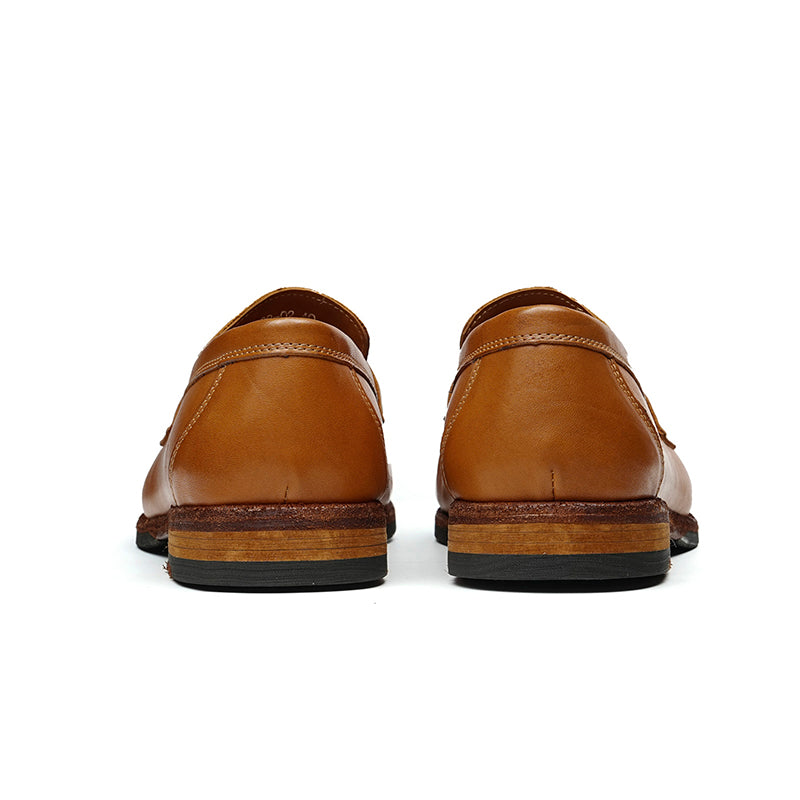 Timeless Loafers: Goodyear Welt Craft & Staged Strap Sophistication