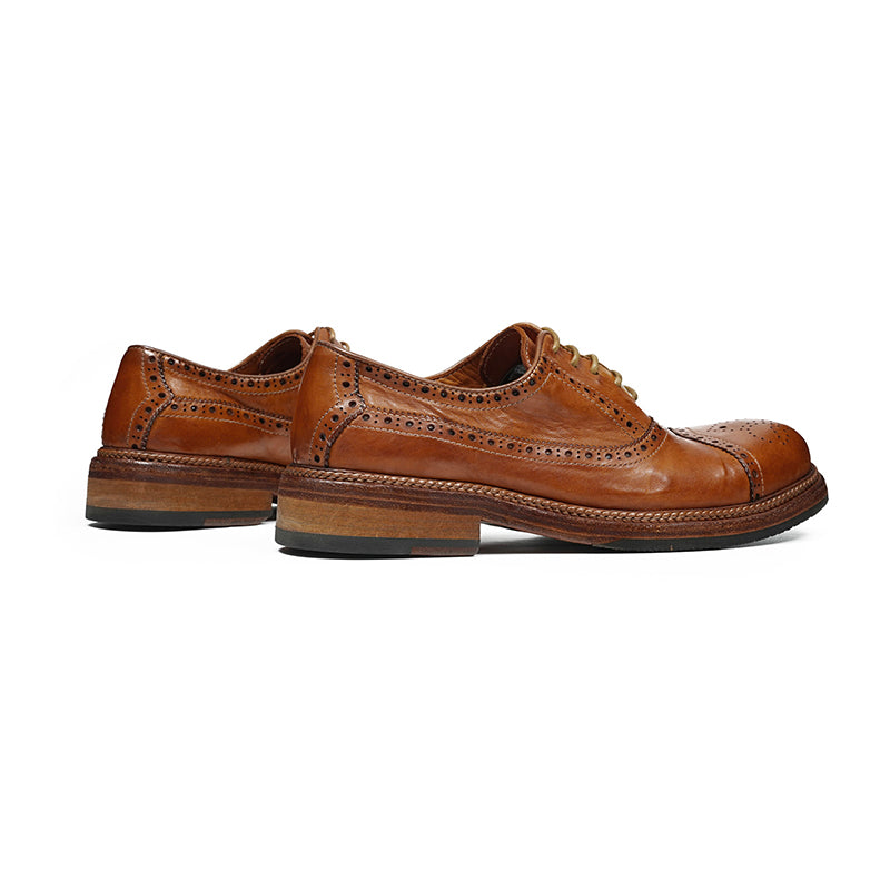 Men's Oxford Brogues - Rare Horween Leather & Goodyear Welt Craftsmanship