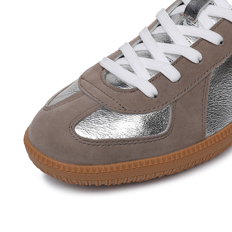Men's Training Sneakers: Contrasting Tactile Textures & Supple Inner Comfort