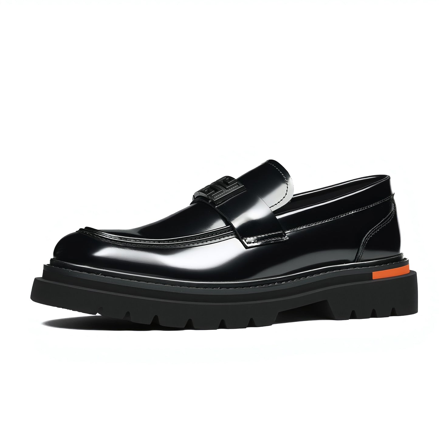 Men's Burnished Loafers: Signature Hardware & Supple Inner Contours