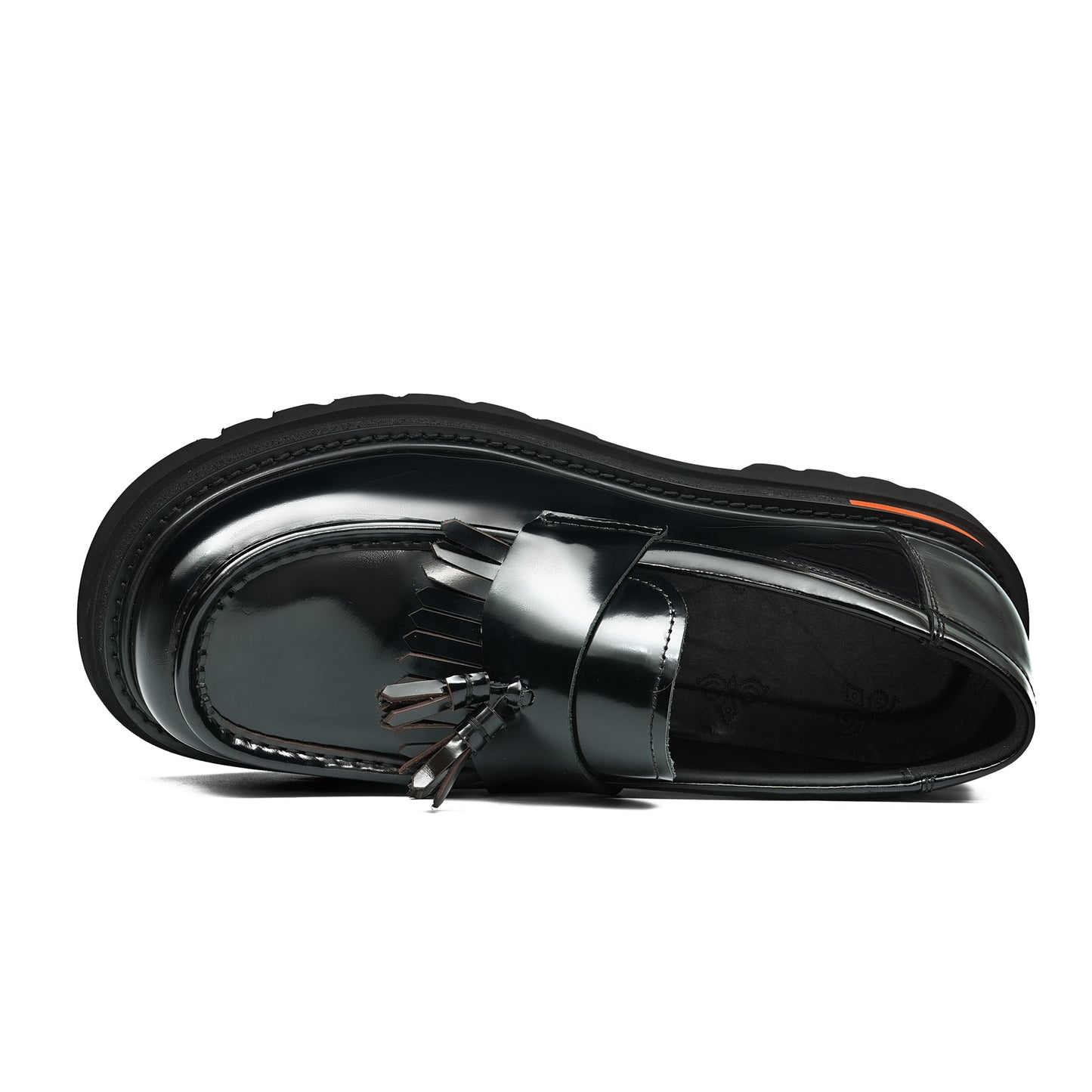 Men's Tassel Loafers: Burnished Leather Patina & Adaptable Traction