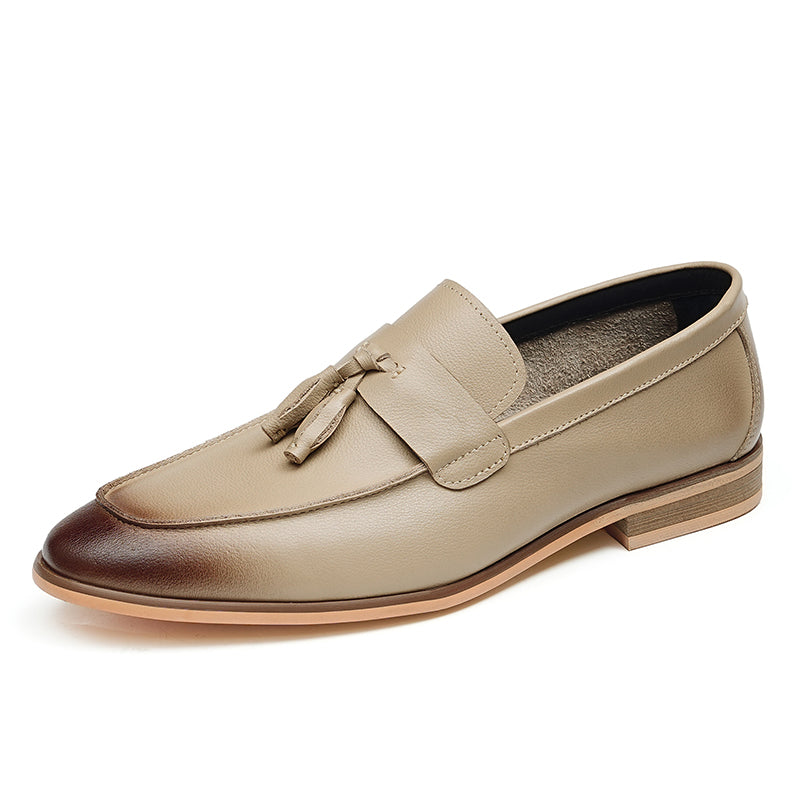 Men's Classic Leather Tassels Loafers