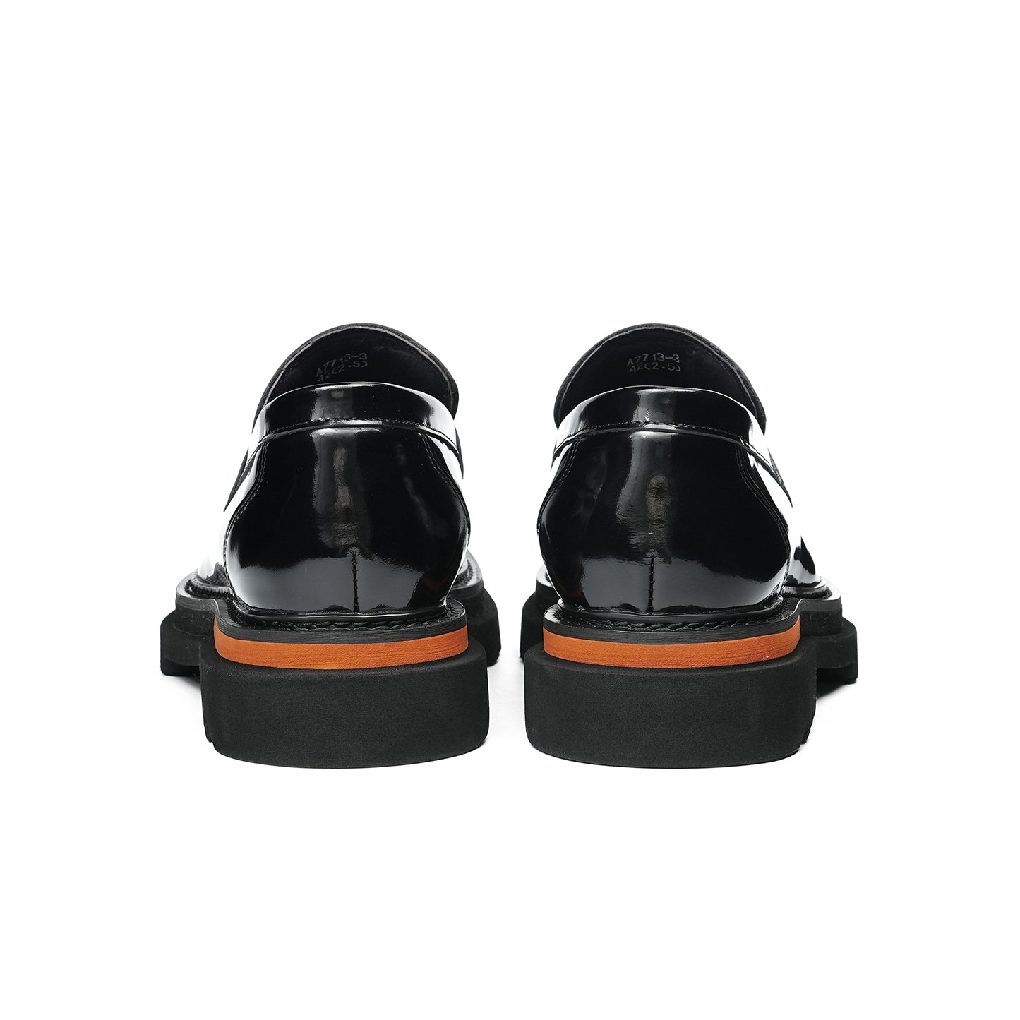 Square-Toe Men's Loafers: Brogue Detailing & Refined Hardware