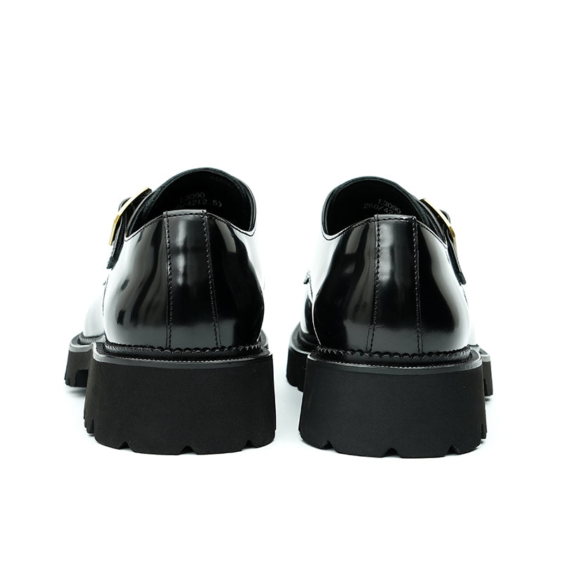 Men's Monk Strap Dress Shoes - Gradient-Toe Elegance & Reinforced Support