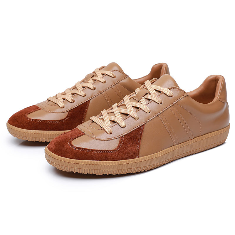 Men's Training Sneakers: Contrasting Tactile Textures & Supple Inner Comfort
