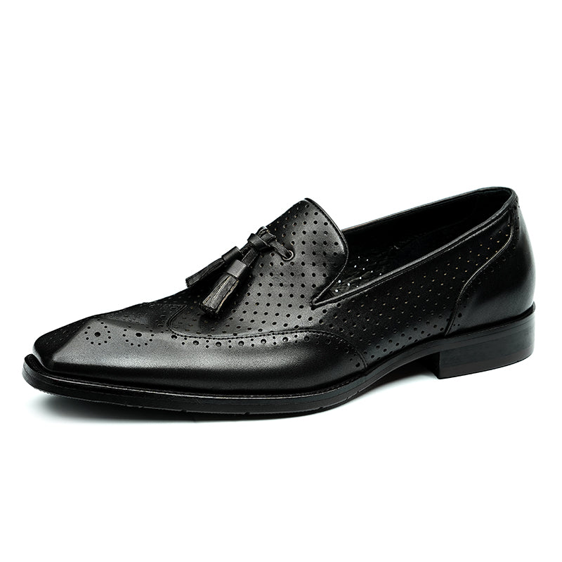 Men's Breathable Tassel Loafers - Effortless Airflow & Timeless Elegance