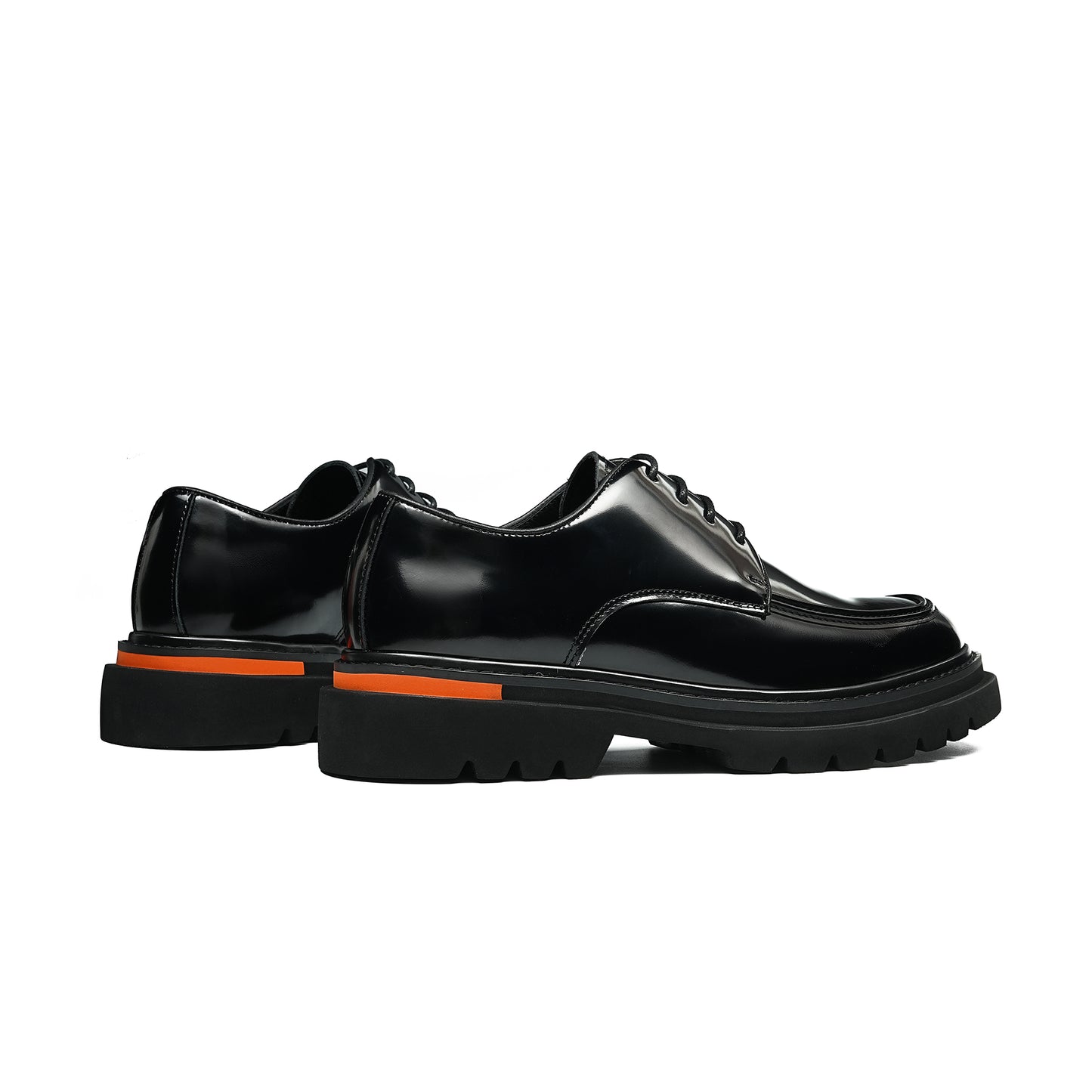 Men's Classical Derby Shoes: Luminous Grain & Supple Contour Comfort