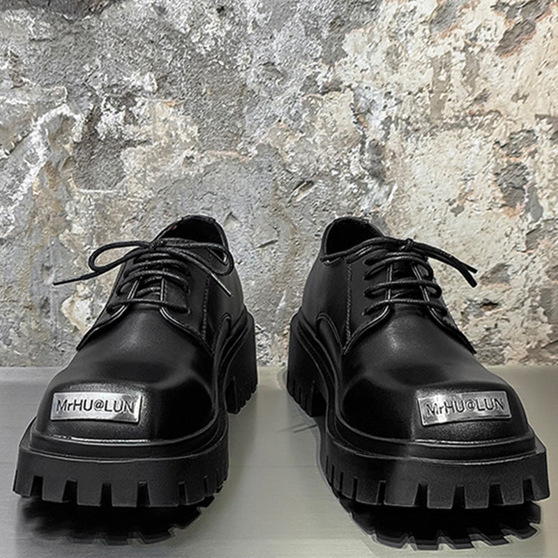 Men's Derby Shoes: Architectural Toe Detail & Elevated Comfort Foundation