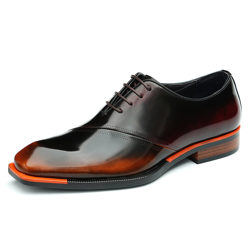 Men's Oxford Dress Shoes - Contrast Trim & Timeless Lacing