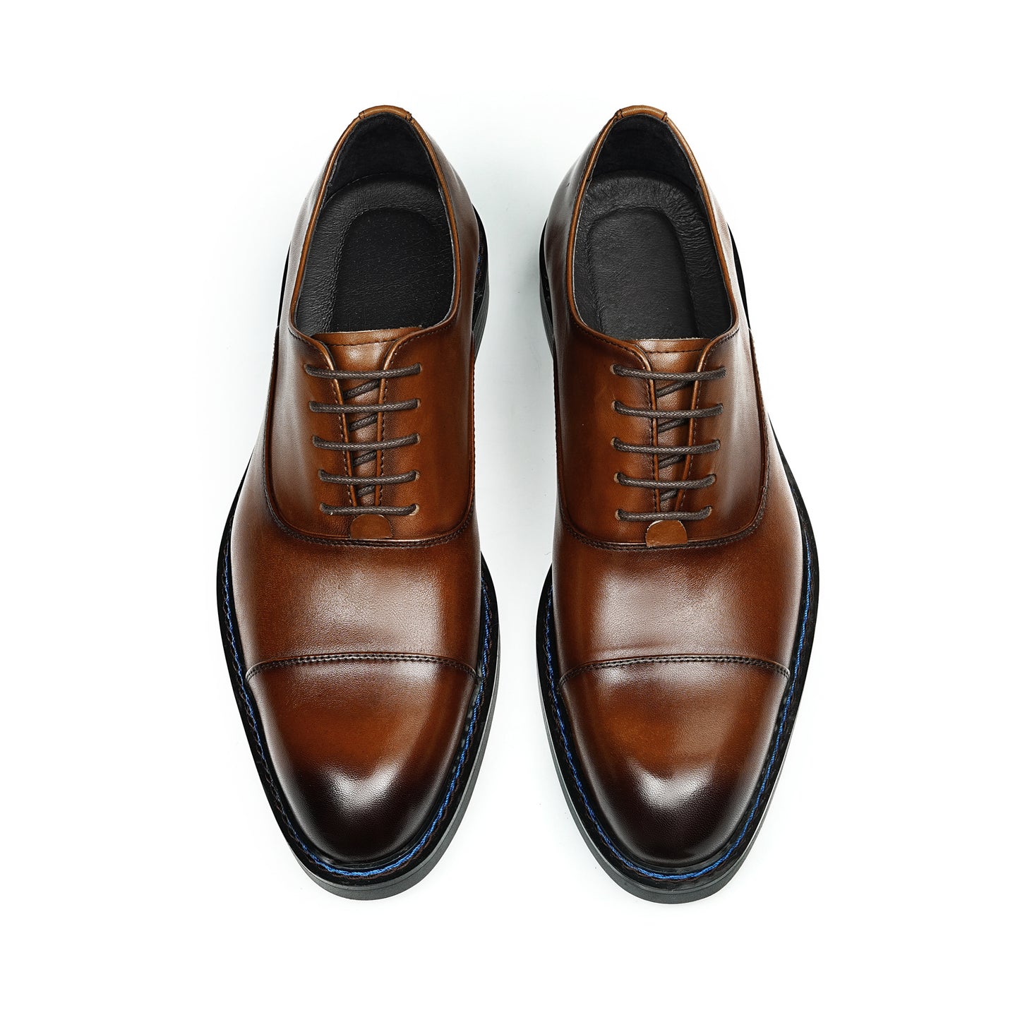 Men's Oxford Shoes: Artisan Stitching & Refined Toe Architecture