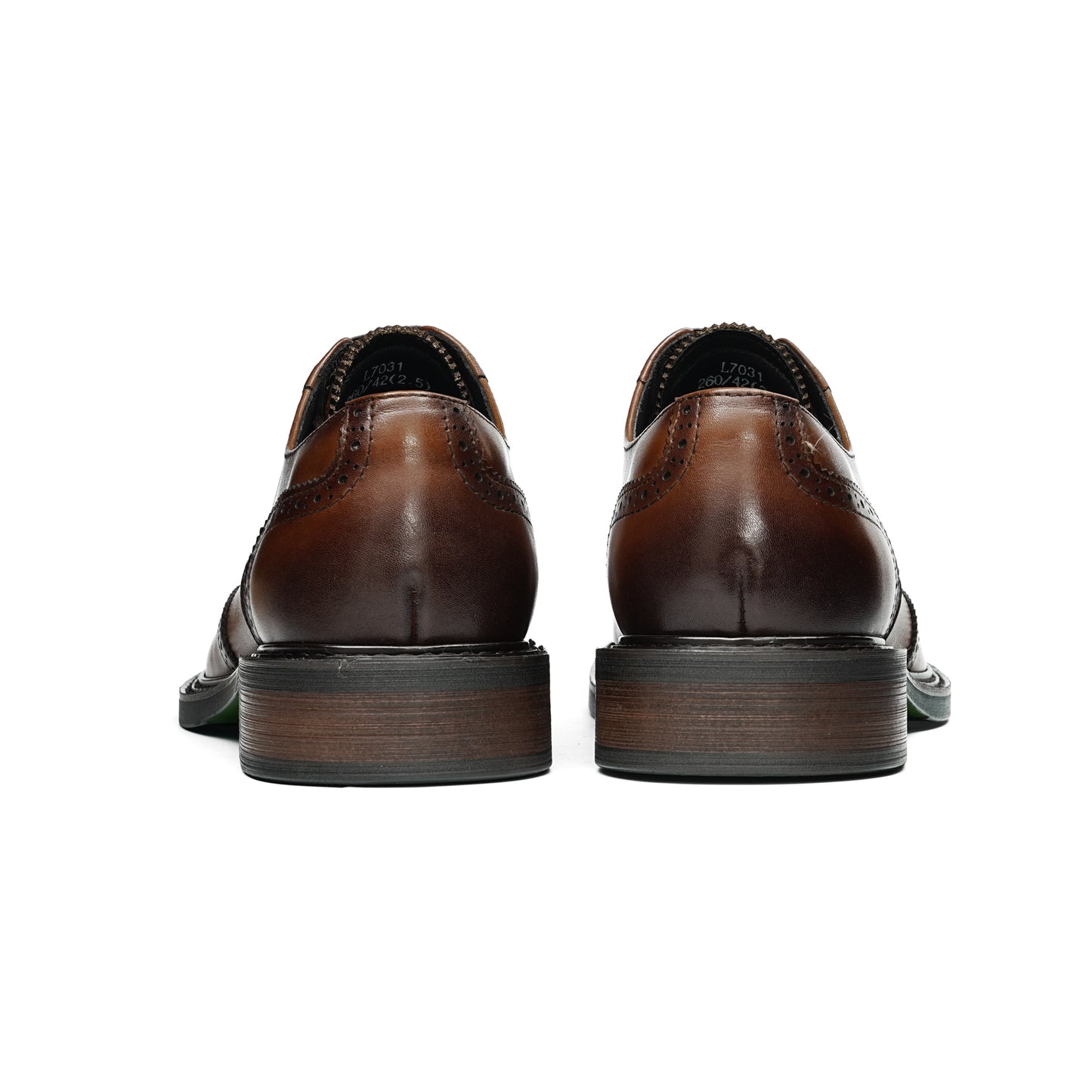 Men's Architectural Derby: Bold Silhouette & Artisan Brogue Legacy