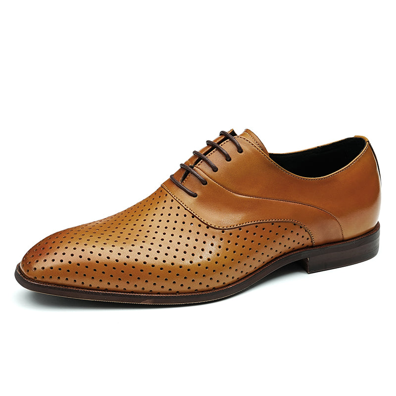 Men's Oxford Dress Shoes - Breathable Design & Lightweight Comfort