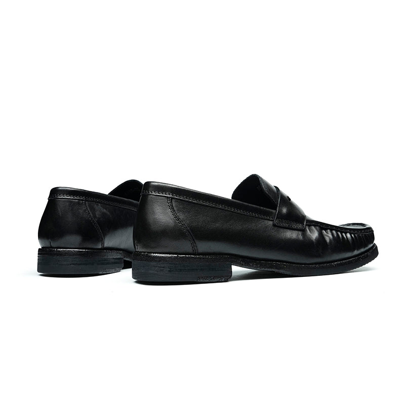 Timeless Loafers: Goodyear Welt Craft & Staged Strap Sophistication