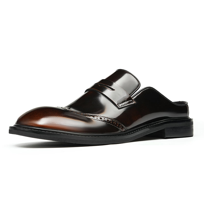 Men's Premium Leather Dress Slipper
