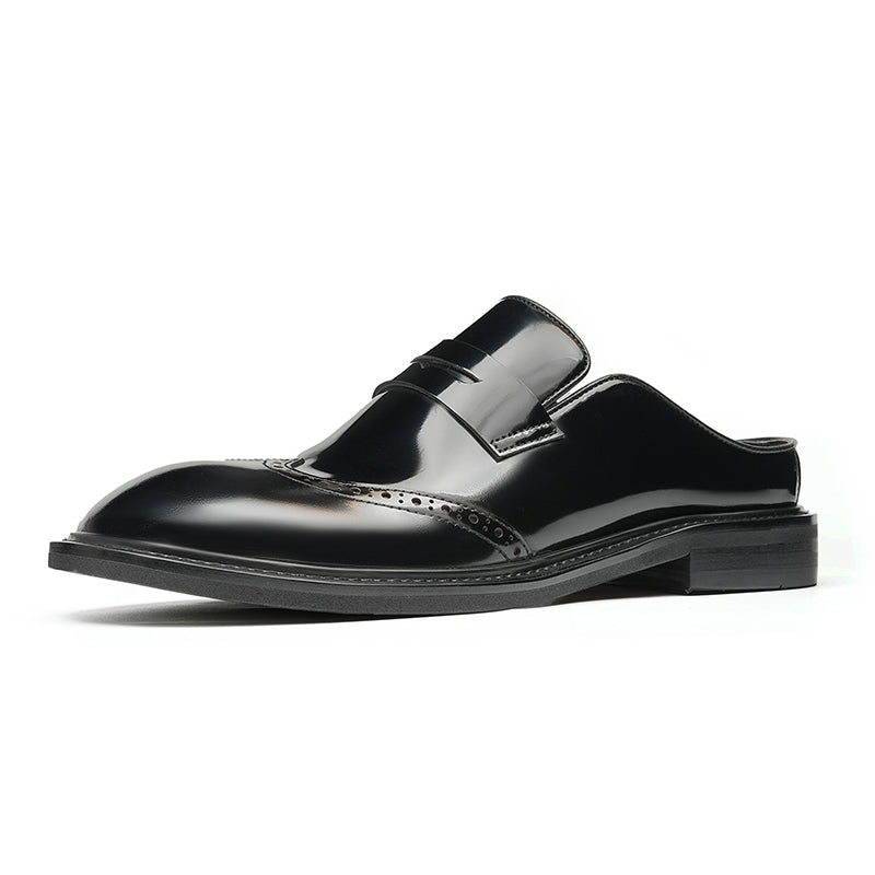 Men's Premium Leather Dress Slipper